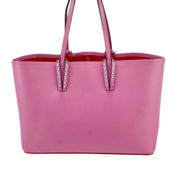 Christian Louboutin Pink Spike Cabata - Picture 8 of 17